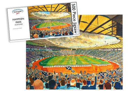 Hampden Park Stadium Fine Art Jigsaw Puzzle - Scotland
